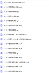 某学-技术经理实战训练营一期价值17999完结无秘