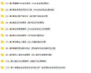 Web前端 安全实战宝典 系统学习网络安全核心技能11章完结无秘