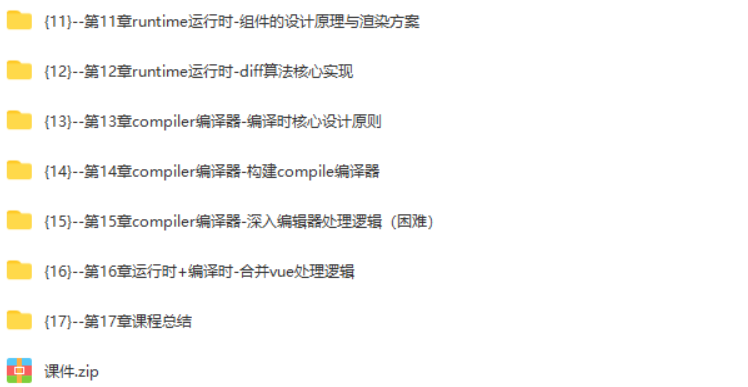 Vue3前端源码解析，打造自己的Vue3框架，领悟尤大思维精髓17章完结无秘