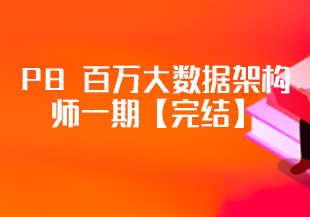 奈学-P8 百万大数据架构师一期【完结】-IT技术资源教程免费分享平台