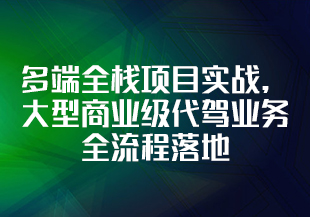 【慕课】-多端全栈项目实战，大型商业级代驾业务全流程落地【完结】-IT技术资源教程免费分享平台
