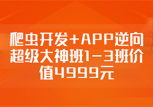 路飞-爬虫开发+APP逆向超级大神班1-3班价值4999元重磅首发完结无秘-IT技术资源教程免费分享平台