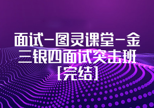 面试-图灵课堂-金三银四面试突击班[完结]-IT技术资源教程免费分享平台