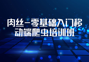肉丝-零基础入门移动端爬虫培训班-IT技术资源教程免费分享平台